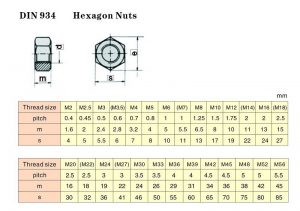 Din 934 Hexagon Nuts